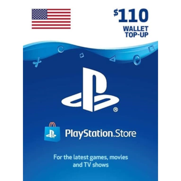PSN USA карта пополнения на 110$ USD (USA)