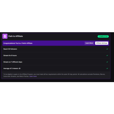 💎 AFFILIATE АККАУНТ TWITCH ✅ VERIFIED