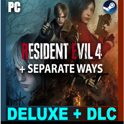 RESIDENT EVIL 4・REMAKE・DELUXE + DLC・STEAM АККАУНТ・