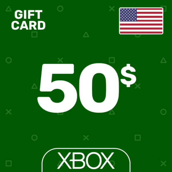 Xbox Gift Card 50$ USD (USA)[No fees][Моментально]