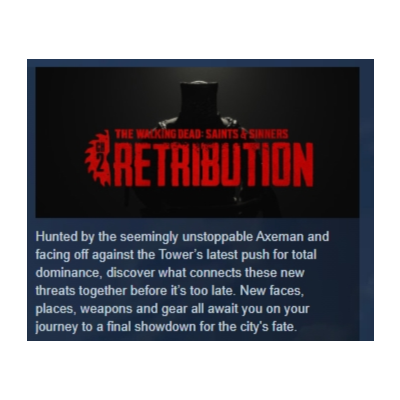 The Walking Dead Saints & Sinners Chapter 2 Retribution АВТОДОСТАВКА STEAM GLOBAL