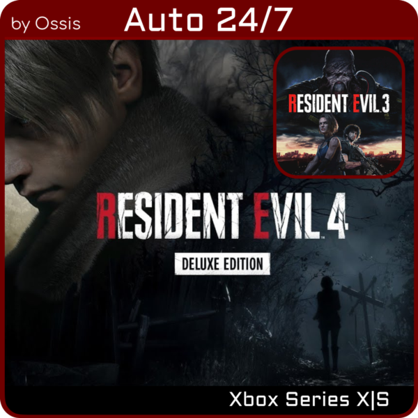 XBOX 24/7 Resident Evil 4 Remake Deluxe Resident Evil 3