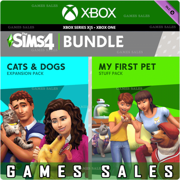 THE SIMS™ 4 CATS AND DOGS PLUS MY FIRST PET STUFF BUNDLE XBOX ONE|XS КЛЮЧ