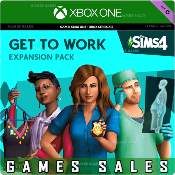 THE SIMS 4 GET TO WORK XBOX ONE|XS КЛЮЧ