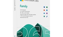 Ключ Microsoft 365 Для Семьи - 1 год | 6 Пользователей