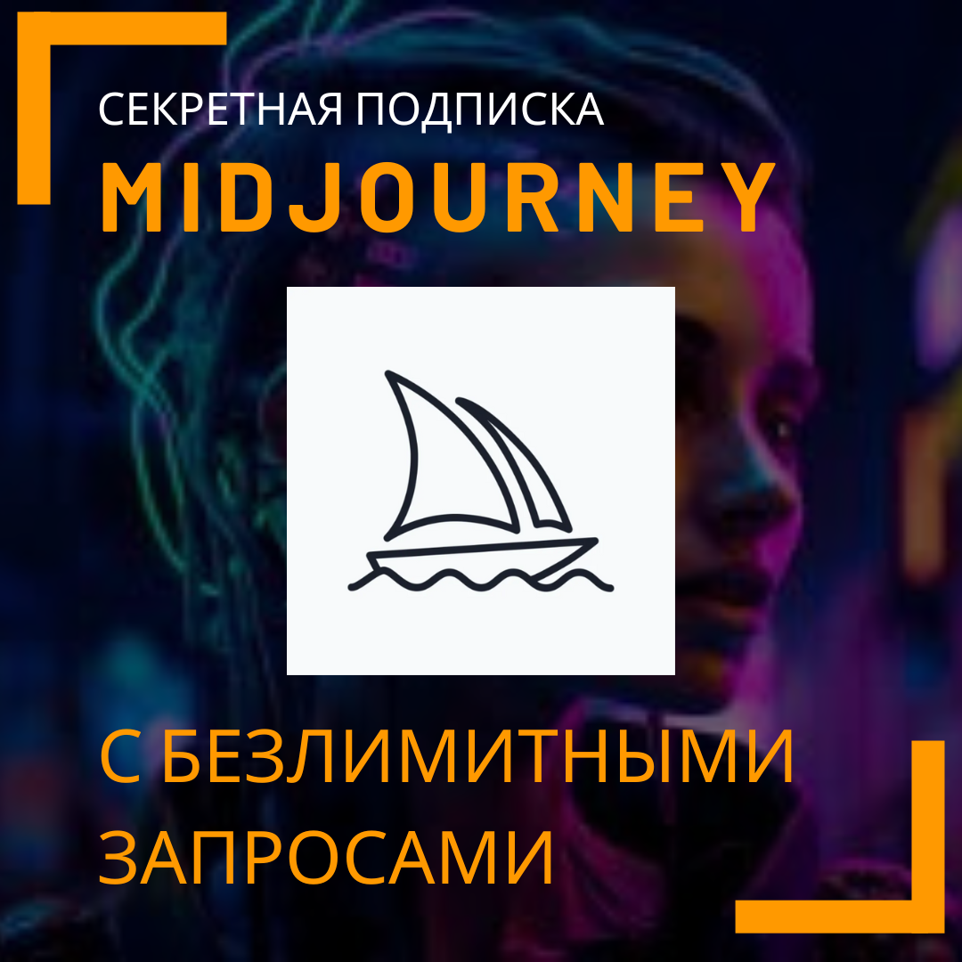 Обложка 🔥MIDJOURNEY V5.1 subscription with UNLIMITED requests!