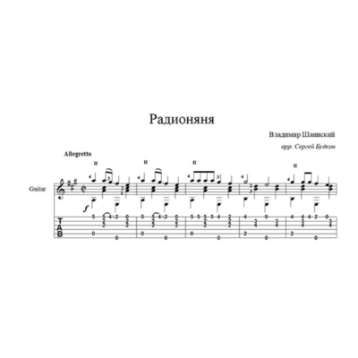 Радионяня для гитары