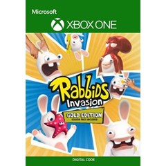 🔥🎮 RABBIDS INVASION GOLD XBOX ONE SERIES X|S KEY 🎮🔥