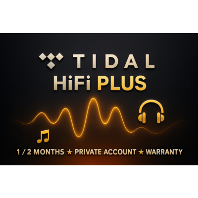 🎧🎵TIDAL HiFi PLUS СЧЕТ★⏳ 1/2 МЕСЯЦА ★ГАРАНТИЯ💥 💯