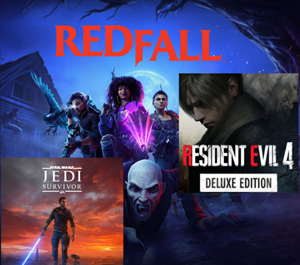 Обложка Redfall+🎁STAR WARS Jedi:Survivor+Resident Evil 4