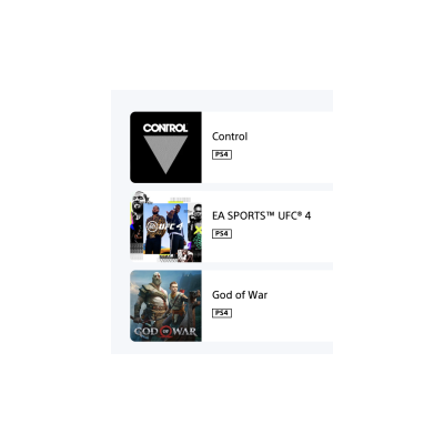 PSN ACCOUNT - God of War, Control, UFC4 - ПОЛНЫЙ ДОСТУП