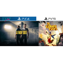 it Takes Two + A Way Out | PS4 PS5 | rent