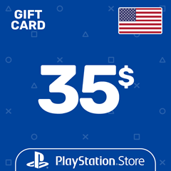 ⭐️Карта Пополнения PSN 35$ (USD) США