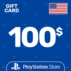 ⭐️Карта Пополнения PSN 100$ (USD) США