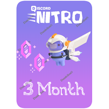 💎DISCORD NITRO 3 MONTH +2BOOSTS 🚀INSTANT DELIVERY 💎