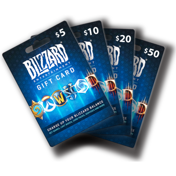 Blizzard Battle.net Подарочная карта (США) 20 — 50