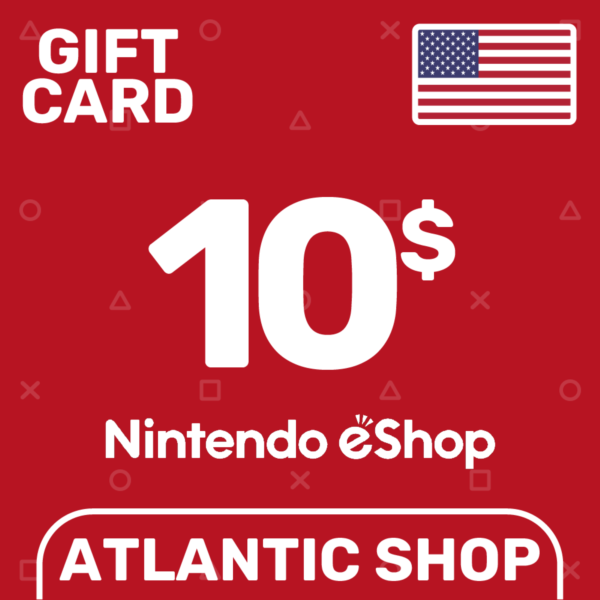 ⭐ Nintendo eShop 10$ (USD) США