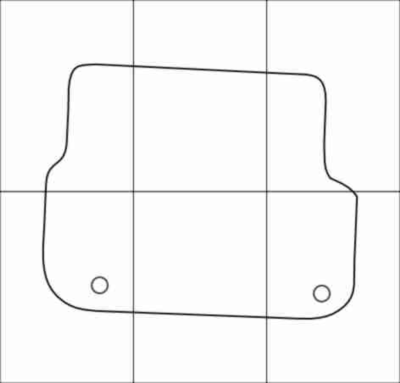 AUDI A6 2004-2011 Лекала автоковриков, векторные