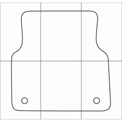 AUDI A8 2013-- Лекала автоковриков, вектор