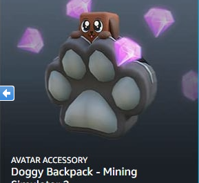 Обложка 🔑КЛЮЧ🔑✅Roblox: Doggy Backpack - Mining Si✅  ROBLOX