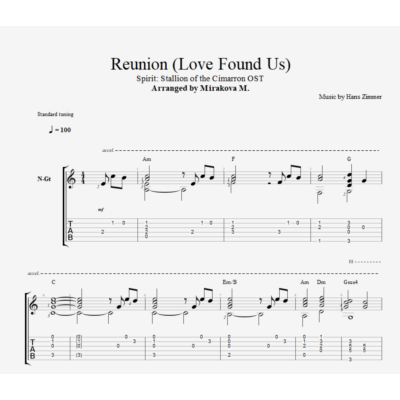 Hans Zimmer - Reunion (Love Found Us) - Spirit: Stallio