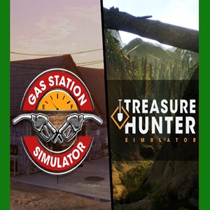 ✅Gas Station Simulator &amp; Treasure Hunter(2 игры)XBOX🔑