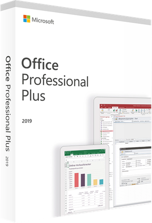Обложка Microsoft Office 2019 Professional Plus с привязкой