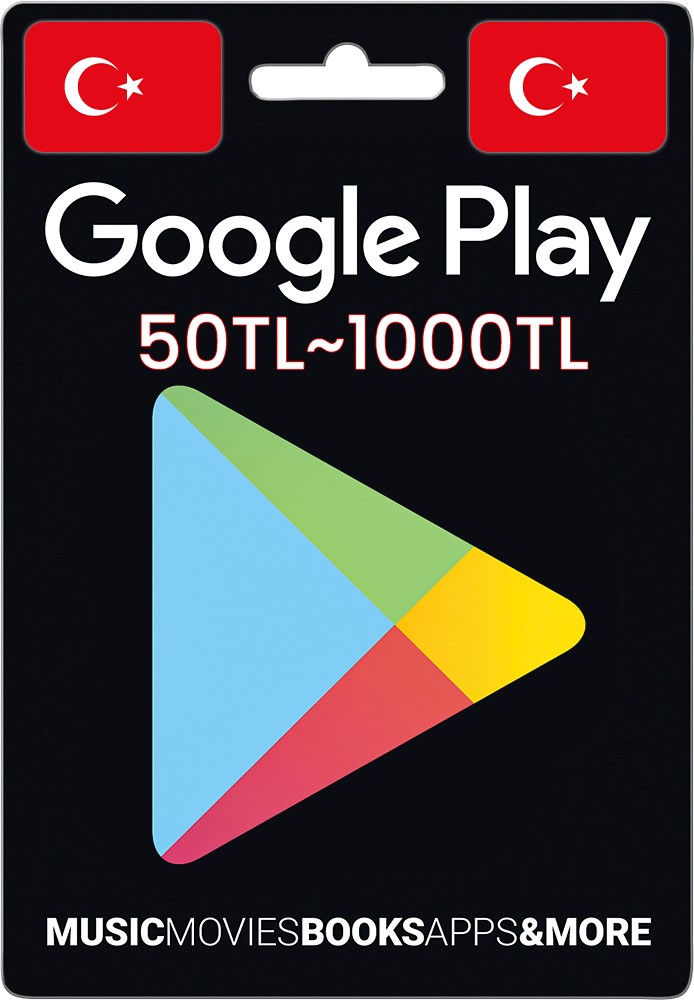 Скриншот ⭐Подарочная карта Google Play на 25~1000 турецких лир
