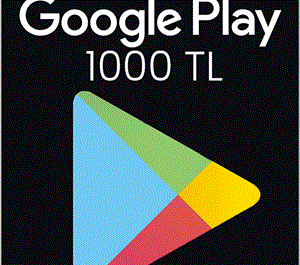 Обложка 🚩Подарочная карта Google Play на 1000 турецких лир