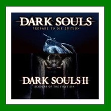 ✅Dark Souls + DARK SOULS II Scholar of the First Sin✔️