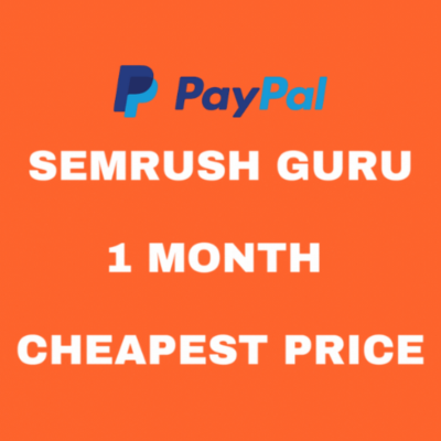 🔶Semrush Guru  1-2-3 месяца Доступ через панель Автодоставка PayPal ✅