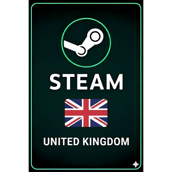 Steam Подарочная карта 5~30 GBP (United KINGDOM)