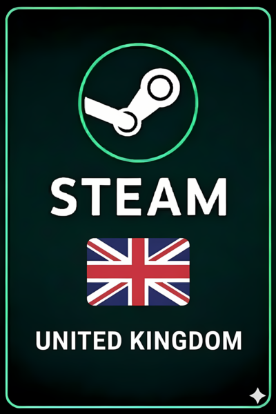 ➡️Steam Подарочная карта 5~30 GBP✴️(United KINGDOM)⚡