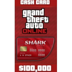 GTA Online: Red Shark Card 100,000$ PC КЛЮЧ Region free