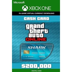 GTA Online TIGER SHARK CASH CARD XBOX ONE