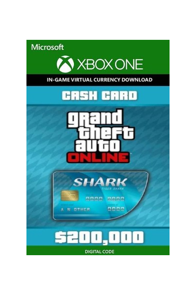 GTA Online TIGER SHARK CASH CARD XBOX ONE