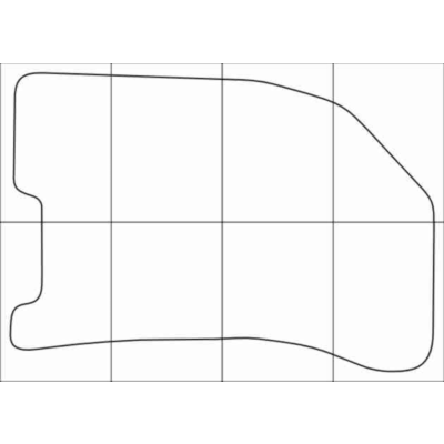 CHEVROLET AVEO 2003-2011 Лекала автоковриков, вектор
