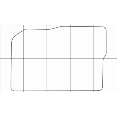 CHEVROLET CAPTIVA 2006-2011 Лекала автоковриков, вектор