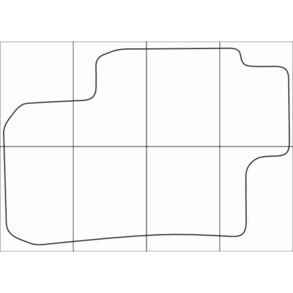 CHEVROLET EPICA 2006— Лекала автоковриков, вектор