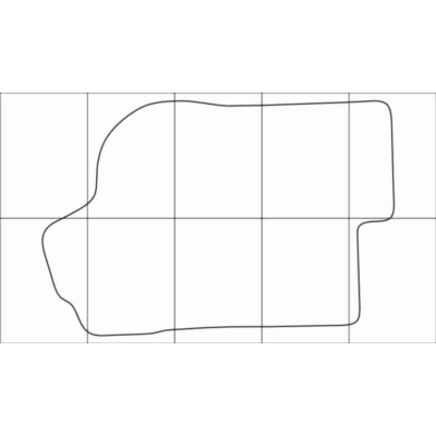 CHEVROLET TAHOE 2006-2014 Лекала автоковриков, вектор