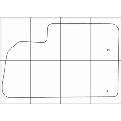 CITROEN BERLINGO 2008-- Лекала автоковриков, вектор