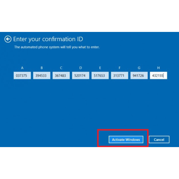GetCID — 1 запрос — получение кода подтверждения