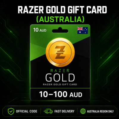 Razer Gold Gift Card (Австралия) 10–100 AUD | Код пополнения