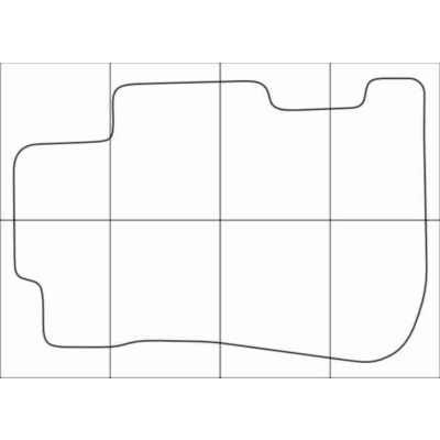 HONDA CIVIC 4D sedan 2001-2006 Лекала автоковриков