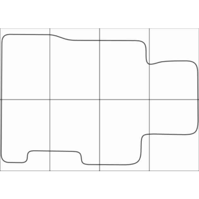 HONDA CIVIC 4D sedan 2006-2012 Лекала автоковриков