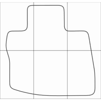 HONDA CIVIC 5D hatch 2006-2012 Лекала автоковриков