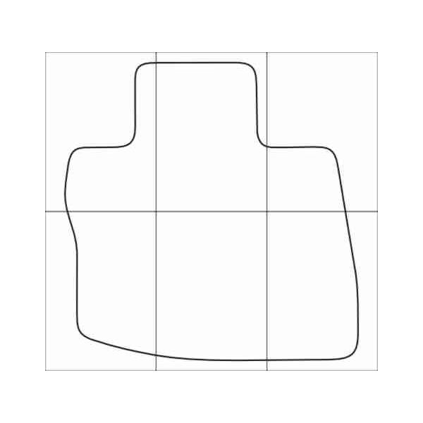 HONDA CIVIC 5D hatch 2006-2012 Лекала автоковриков