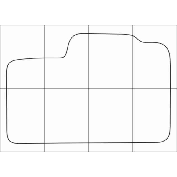 HONDA CR-V 2002-2005 Лекала автоковриков