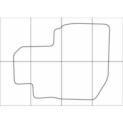 HONDA JAZZ 2009-- Лекала автоковриков