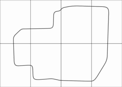 HONDA JAZZ 2009-- Лекала автоковриков